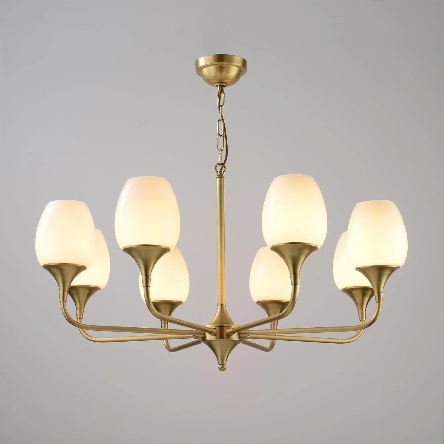 Gleam Elegant Brass Chandelier - Image 5