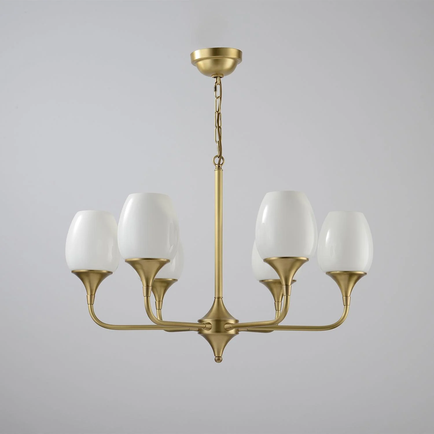 Gleam Elegant Brass Chandelier - Image 6