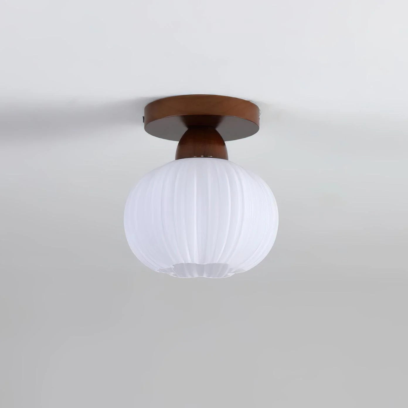 Gleam Large Flower Bag Wood Ceiling Lamp - Image 14