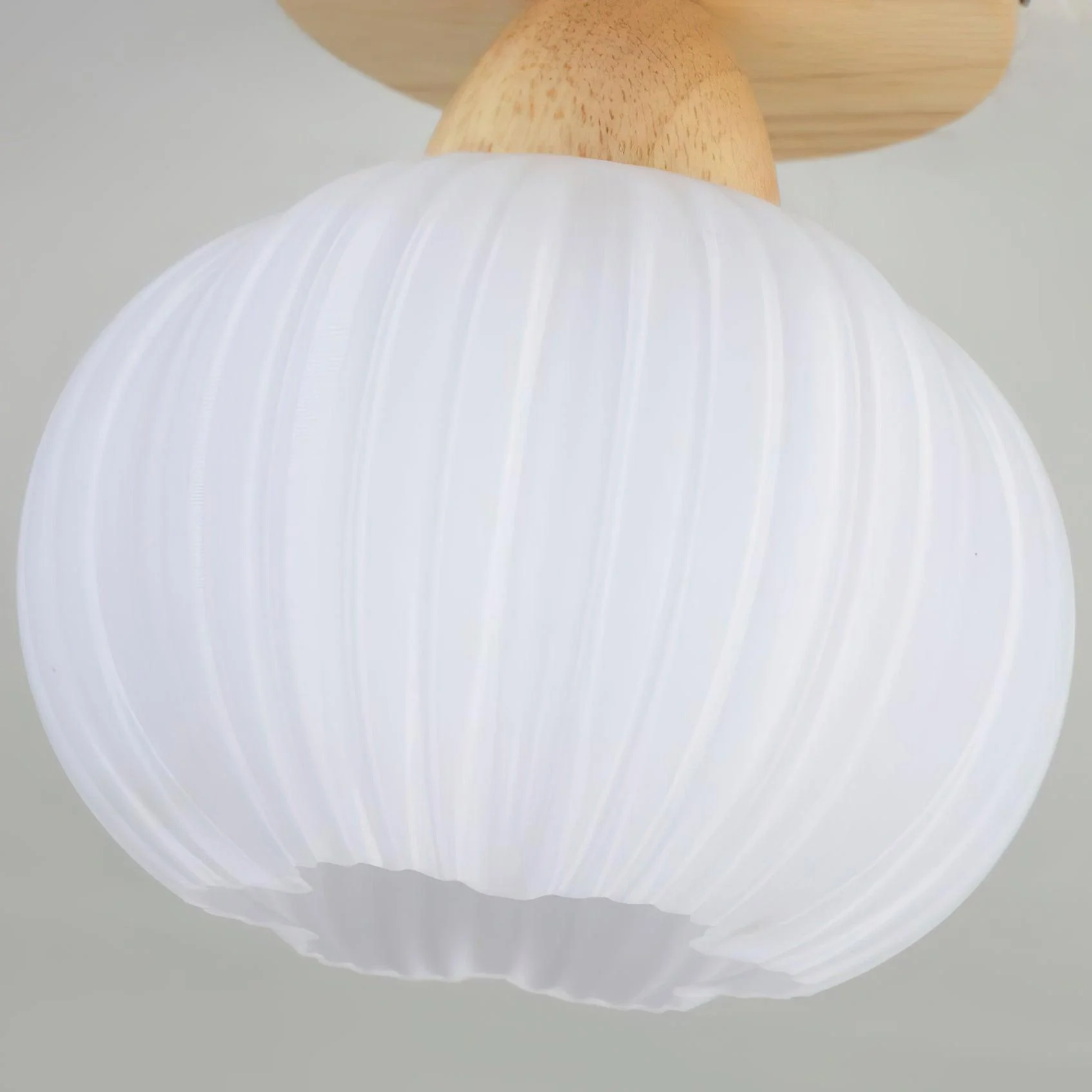 Gleam Large Flower Bag Wood Ceiling Lamp - Image 15