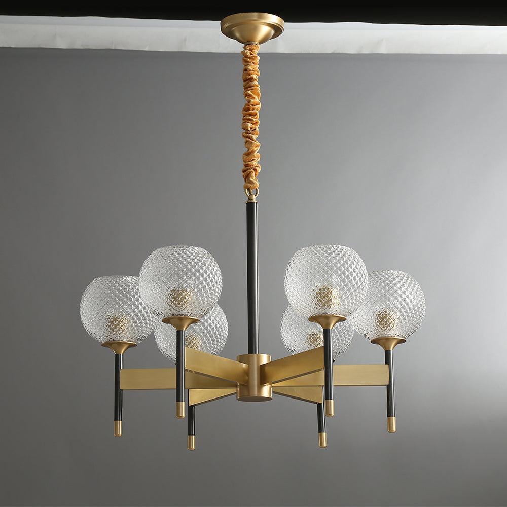 Glint Modern Brass Chandelier - Image 17