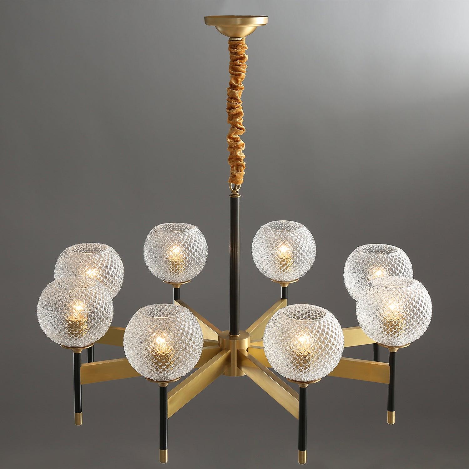 Glint Modern Brass Chandelier - Image 19