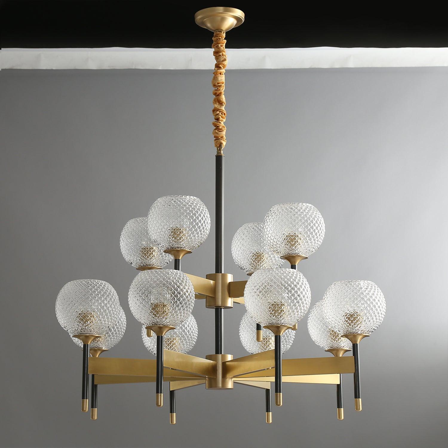 Glint Modern Brass Chandelier - Image 20