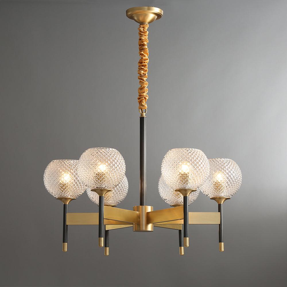 Glint Modern Brass Chandelier - Image 5