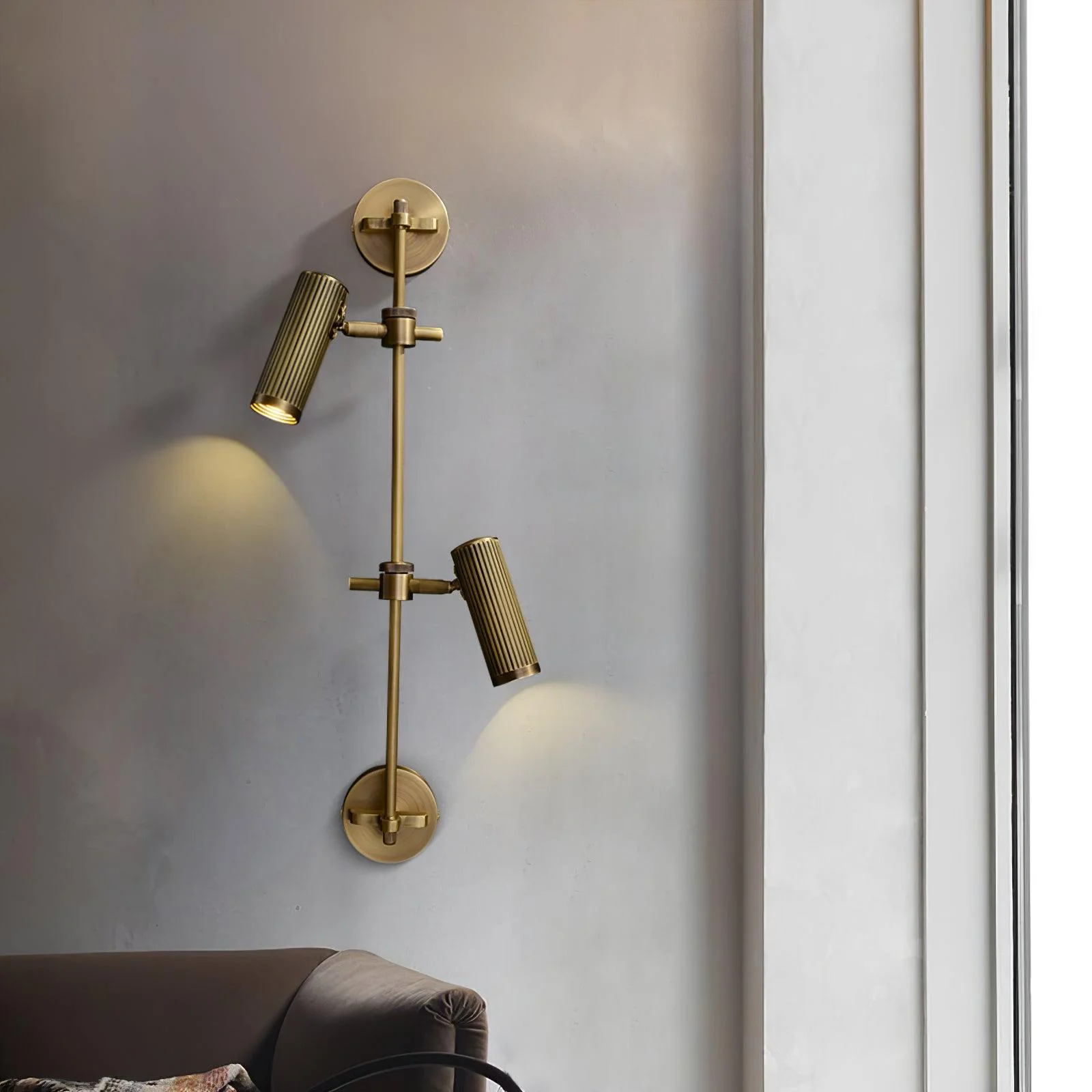 Glintice Brass Industrial Wall Lamp - Image 4