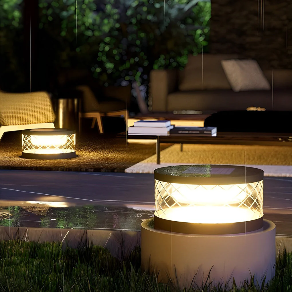 Glynnis Creative Modern Outdoor Post Caps Lights