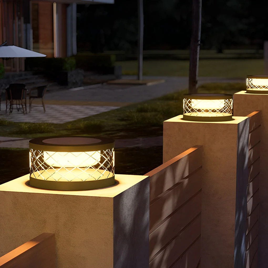 Glynnis Creative Modern Outdoor Post Caps Lights - Image 3