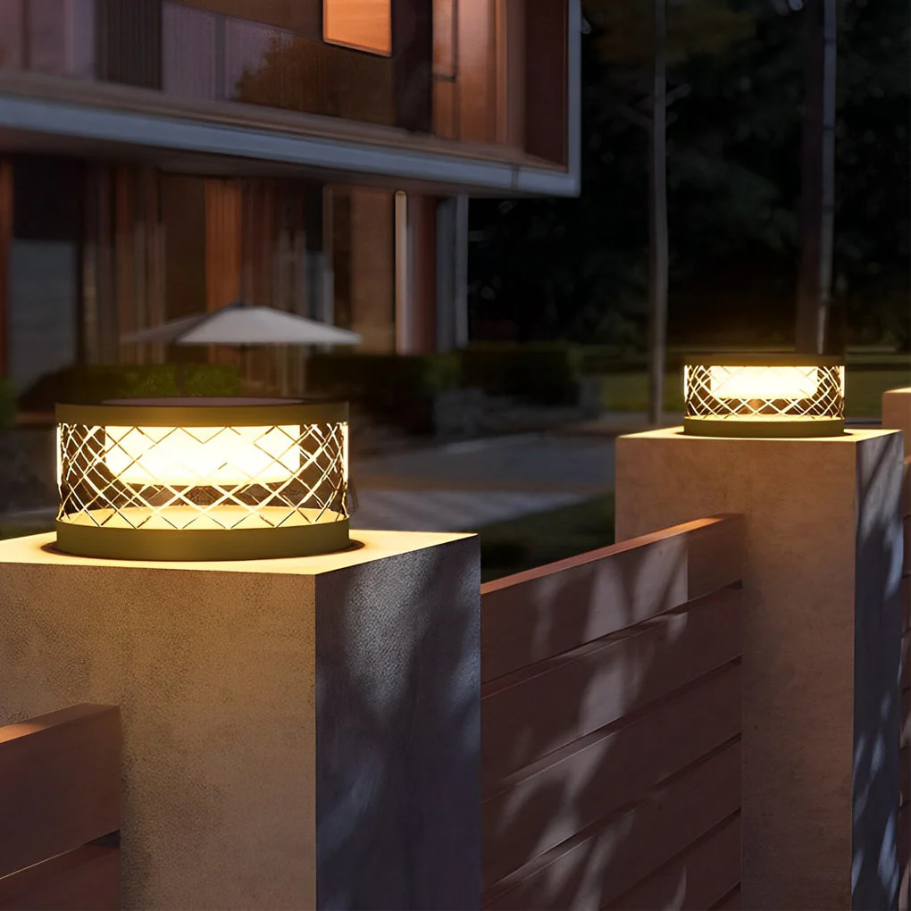 Glynnis Creative Modern Outdoor Post Caps Lights - Image 4