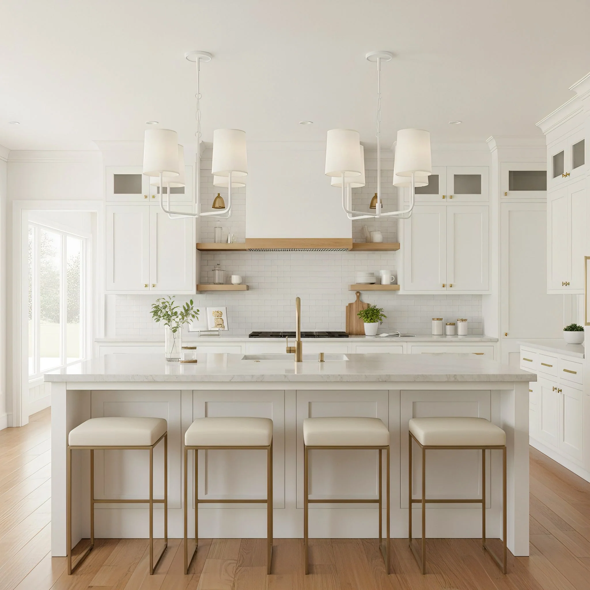 Go Contemporary Brass Chandelier - Image 12
