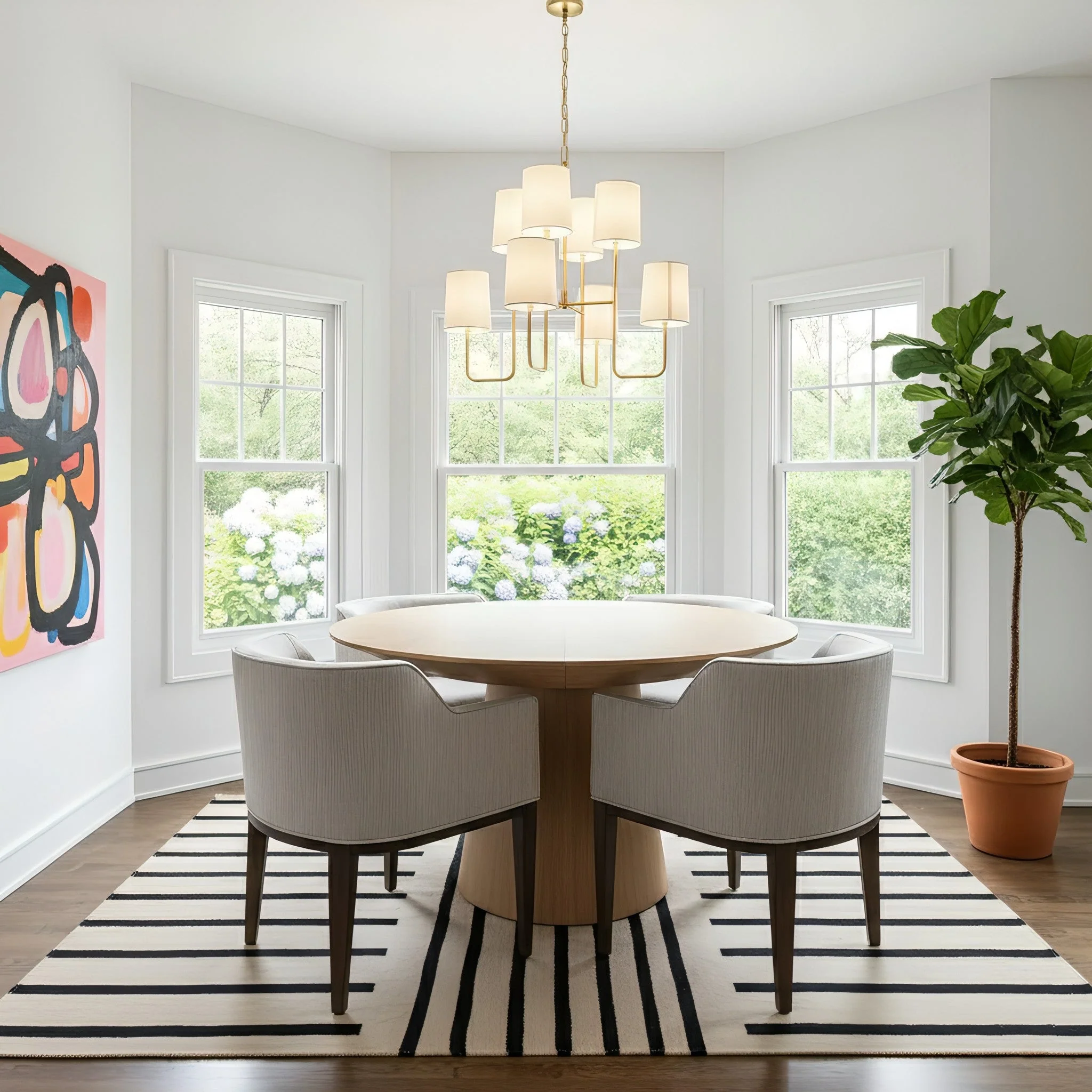 Go Contemporary Brass Chandelier - Image 14