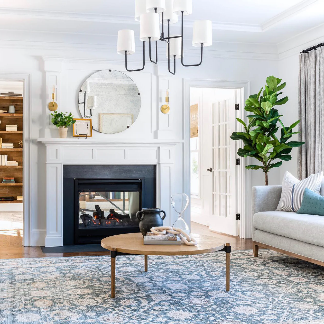 Go Contemporary Brass Chandelier - Image 18