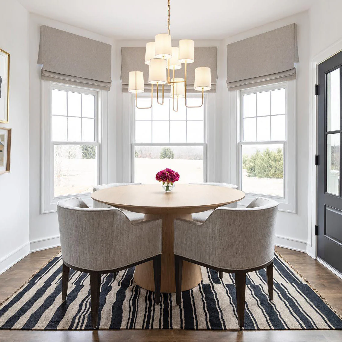 Go Contemporary Brass Chandelier - Image 2