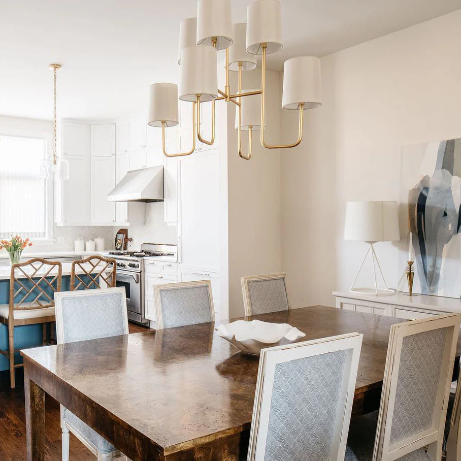 Go Contemporary Brass Chandelier - Image 5