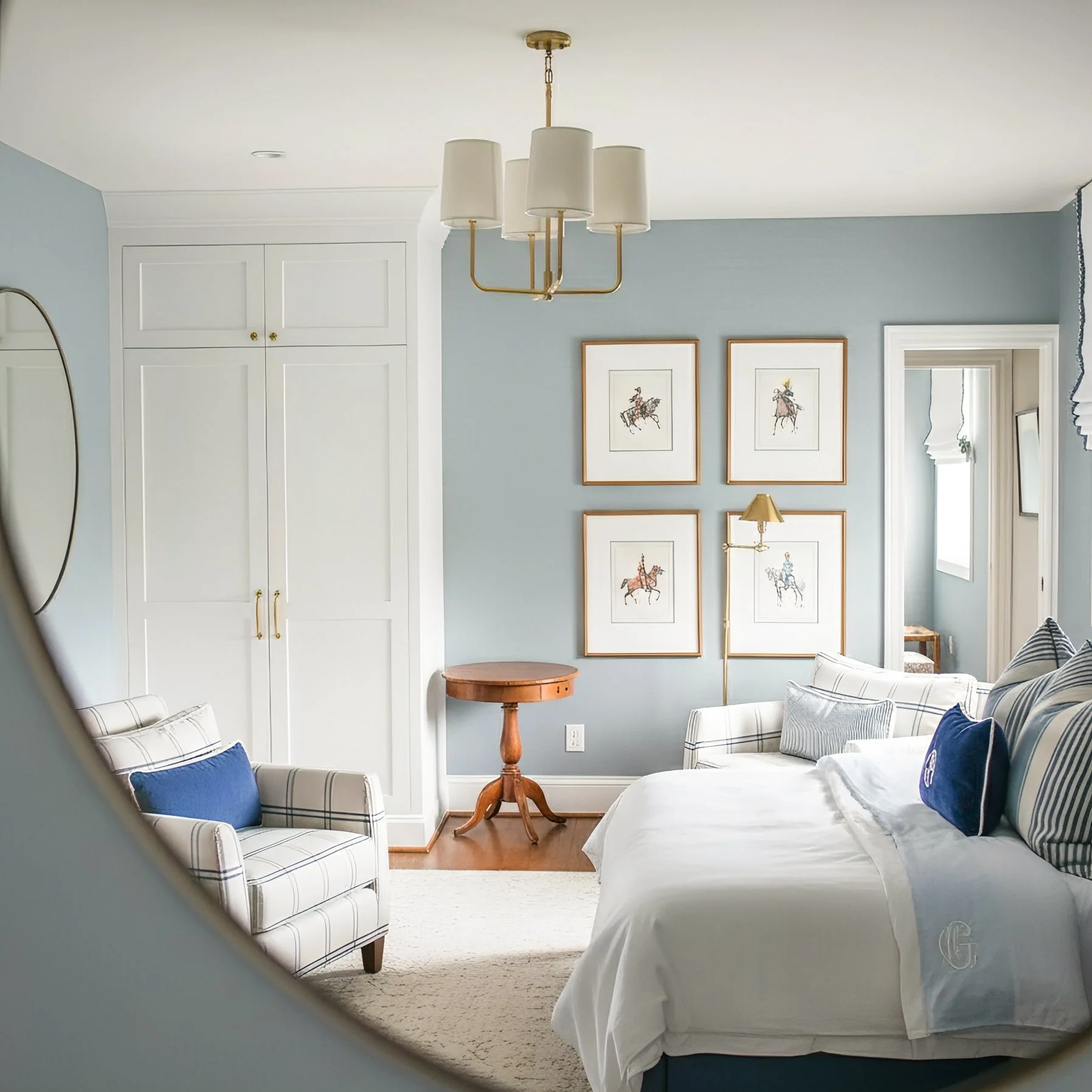 Go Contemporary Brass Chandelier - Image 8