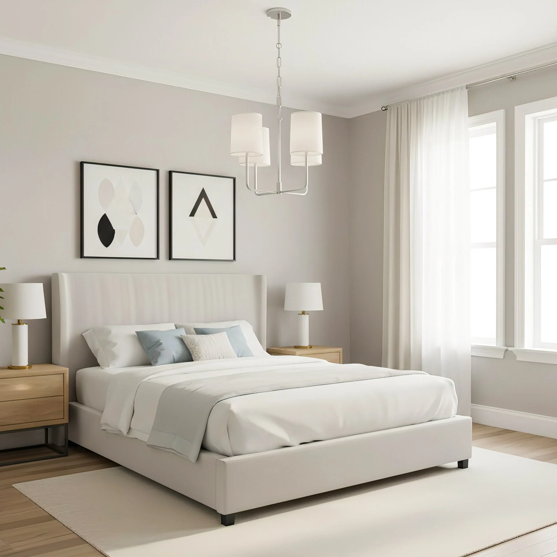 Go Contemporary Brass Chandelier - Image 9