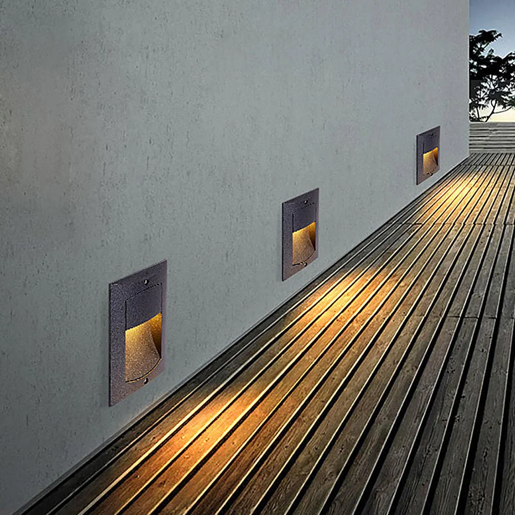 Godfrey Rectangle Modern Outdoor Sconces Lights - Image 8