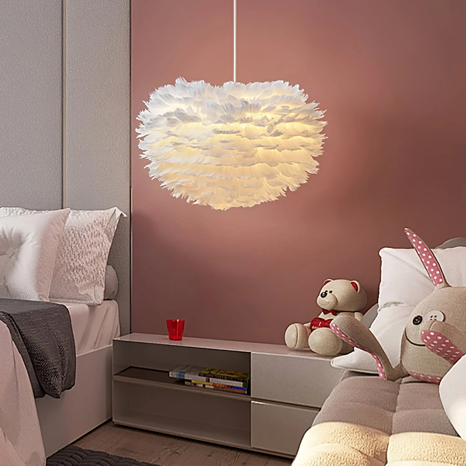 Goose Feathers Pendant Lamp - Image 20