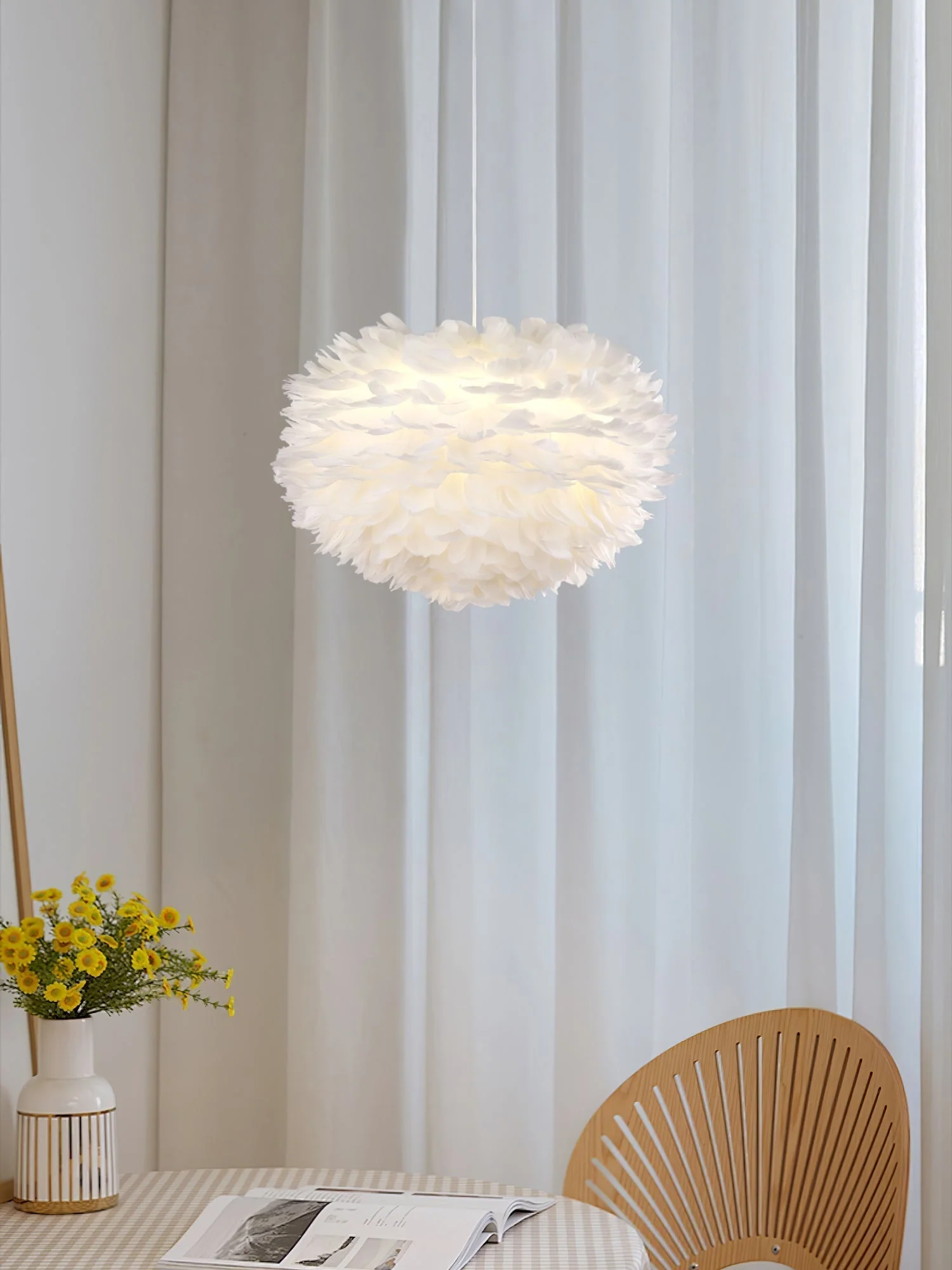 Goose Feathers Pendant Lamp - Image 30