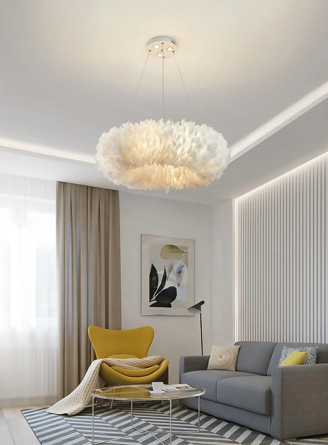 Goose Feathers Pendant Lamp - Image 33