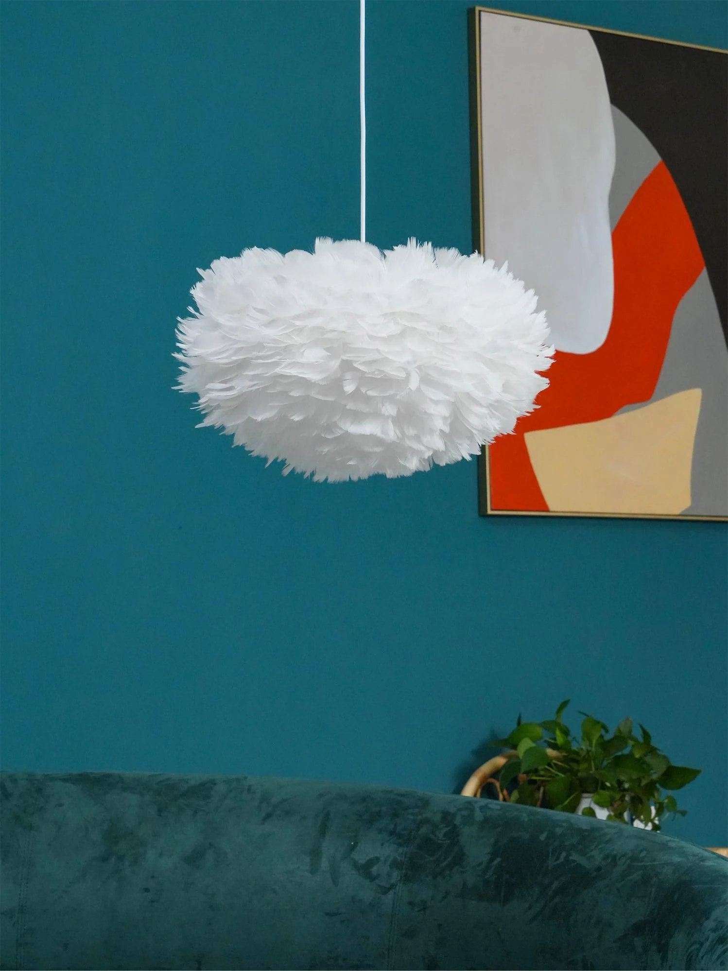 Goose Feathers Pendant Lamp - Image 37
