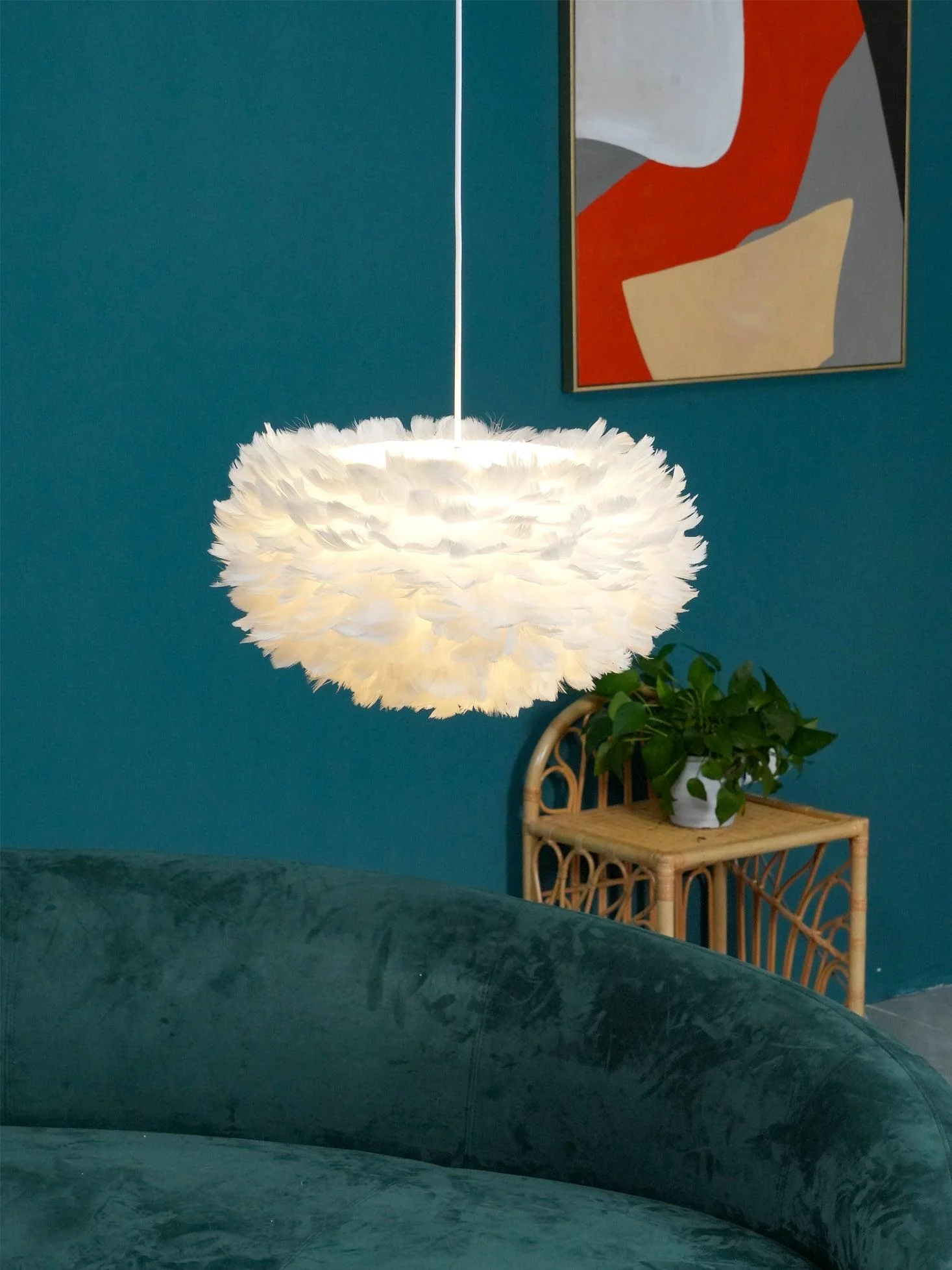 Goose Feathers Pendant Lamp - Image 38