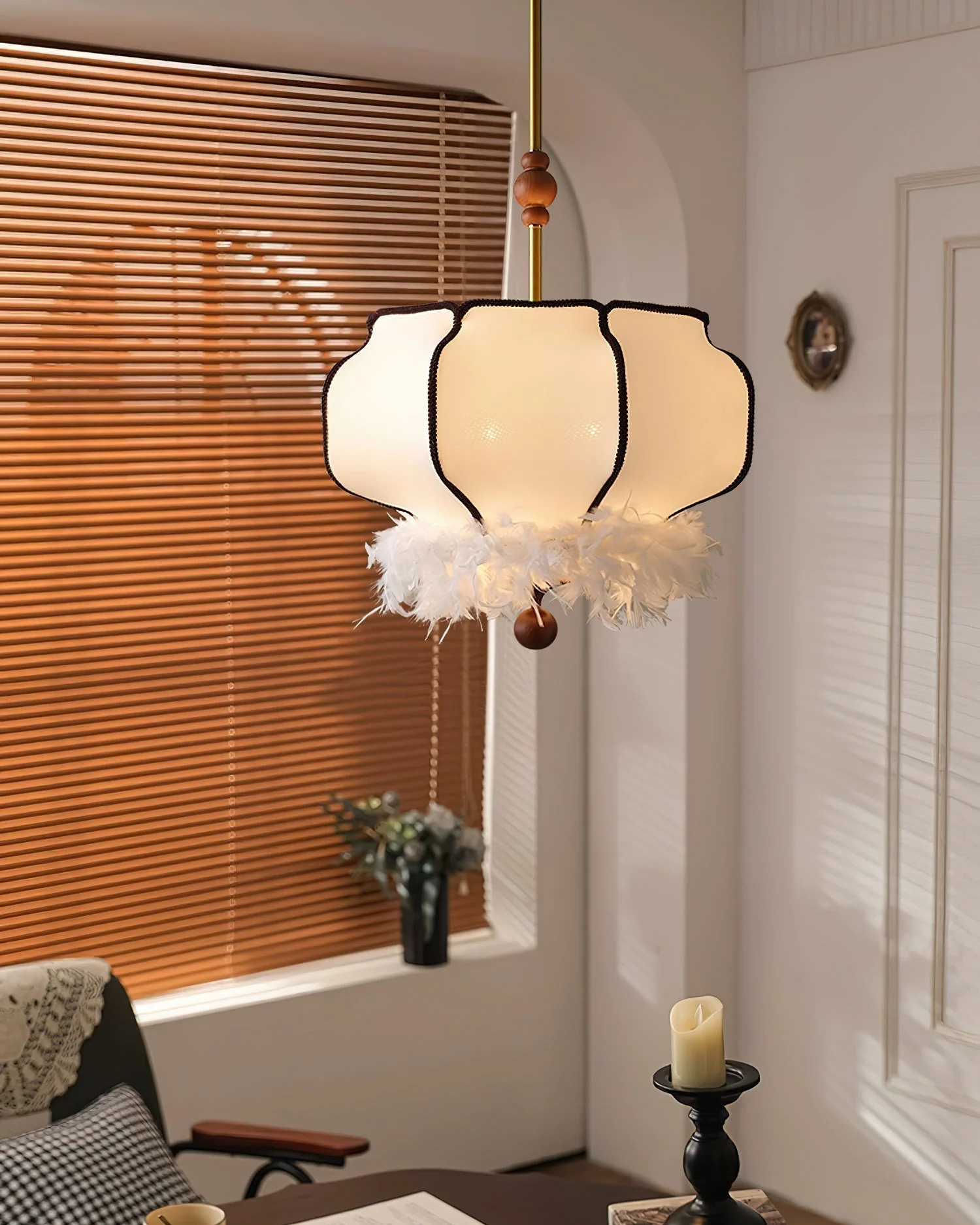 Grace Luxury Fabric Pendant Light - Image 13