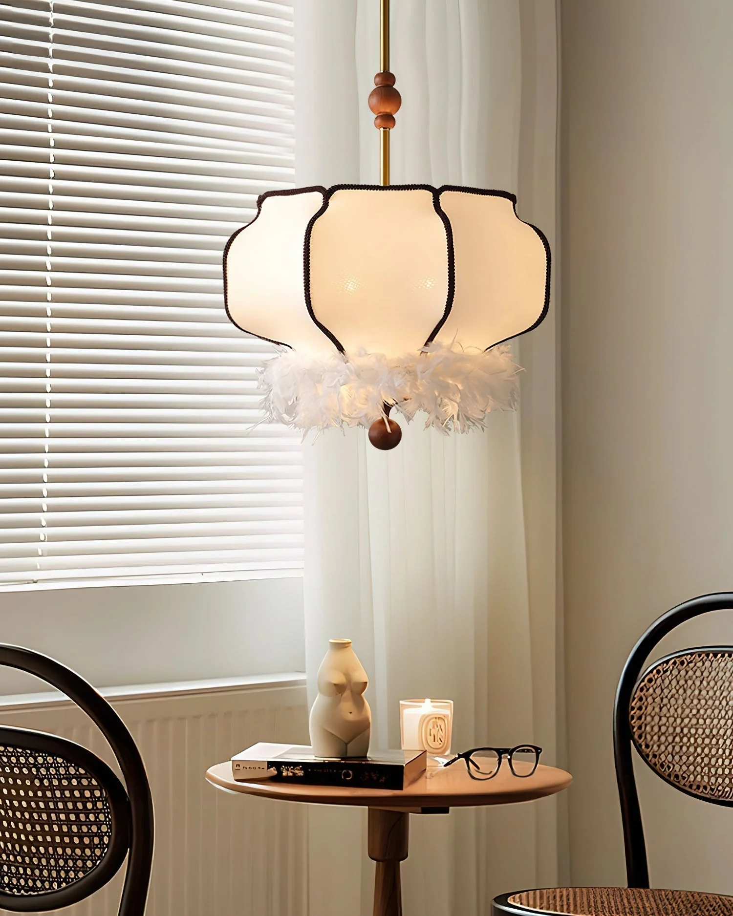 Grace Luxury Fabric Pendant Light - Image 14