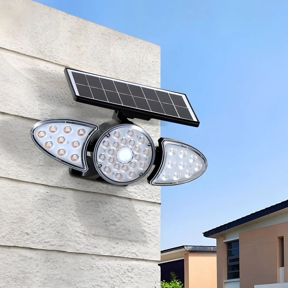 Gray Motion Security LED PC Outdoor Wall Light Fixture - Image 5