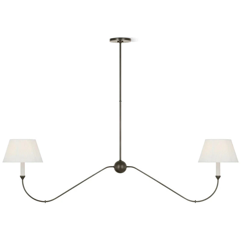 Griffin Contemporary Brass Chandelier - Image 20