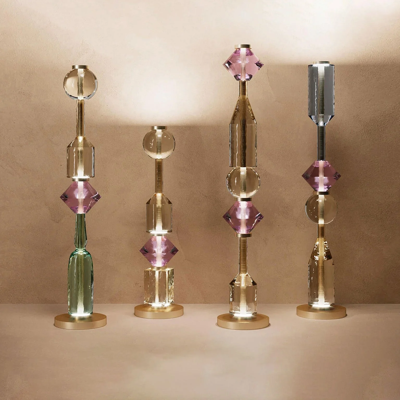 Gusto Modern Glass Table Lamp - Image 5
