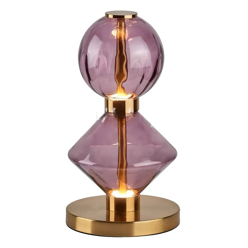 Gusto Modern Glass Table Lamp - Image 6