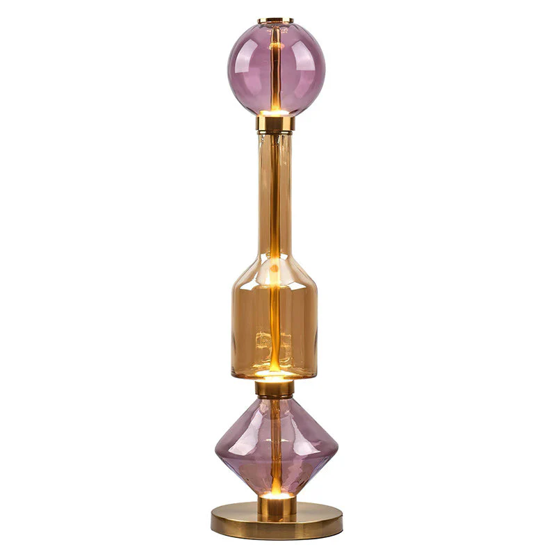 Gusto Modern Glass Table Lamp - Image 8