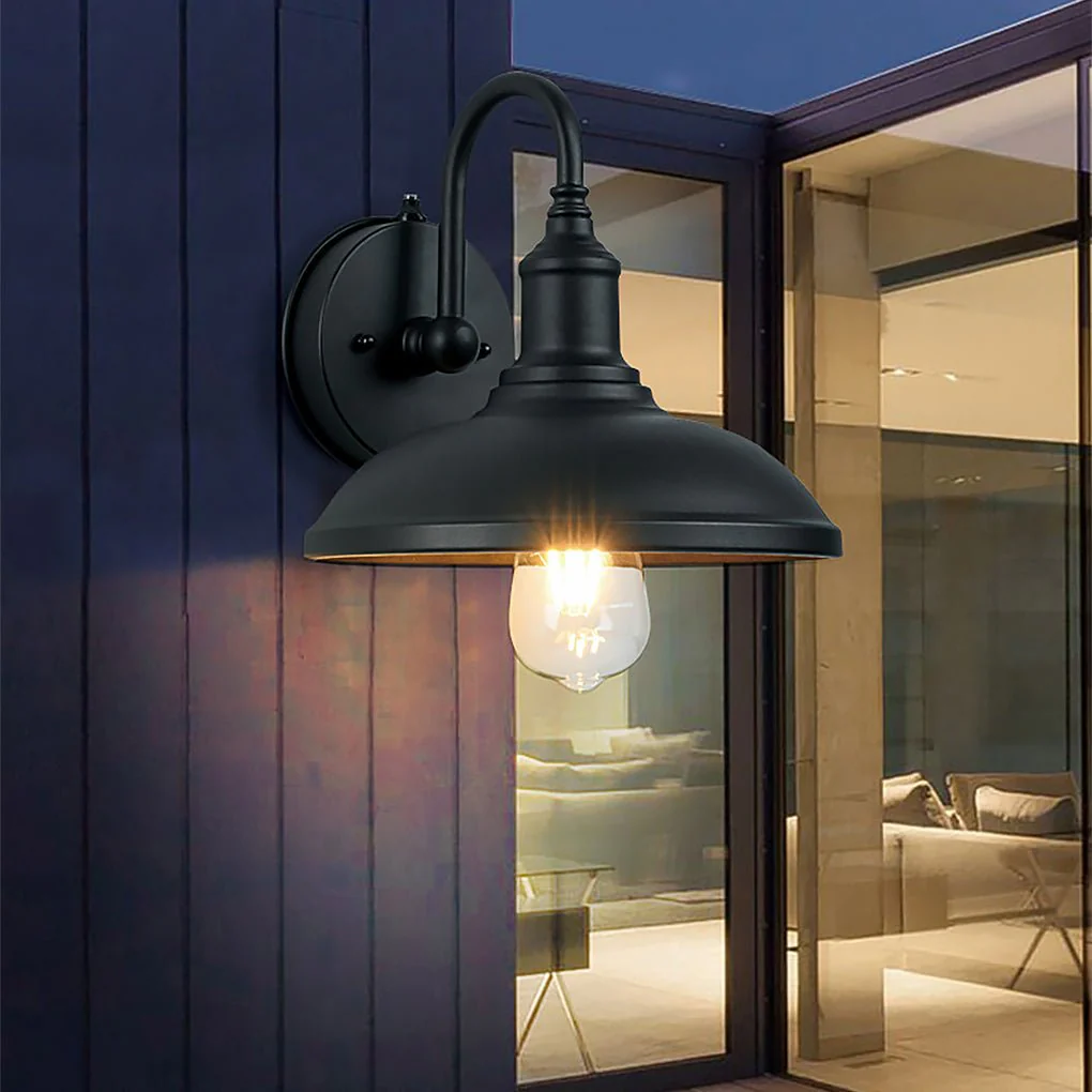 Guy Retro Induction LED Outdoor Wall Sconces Light - Image 4