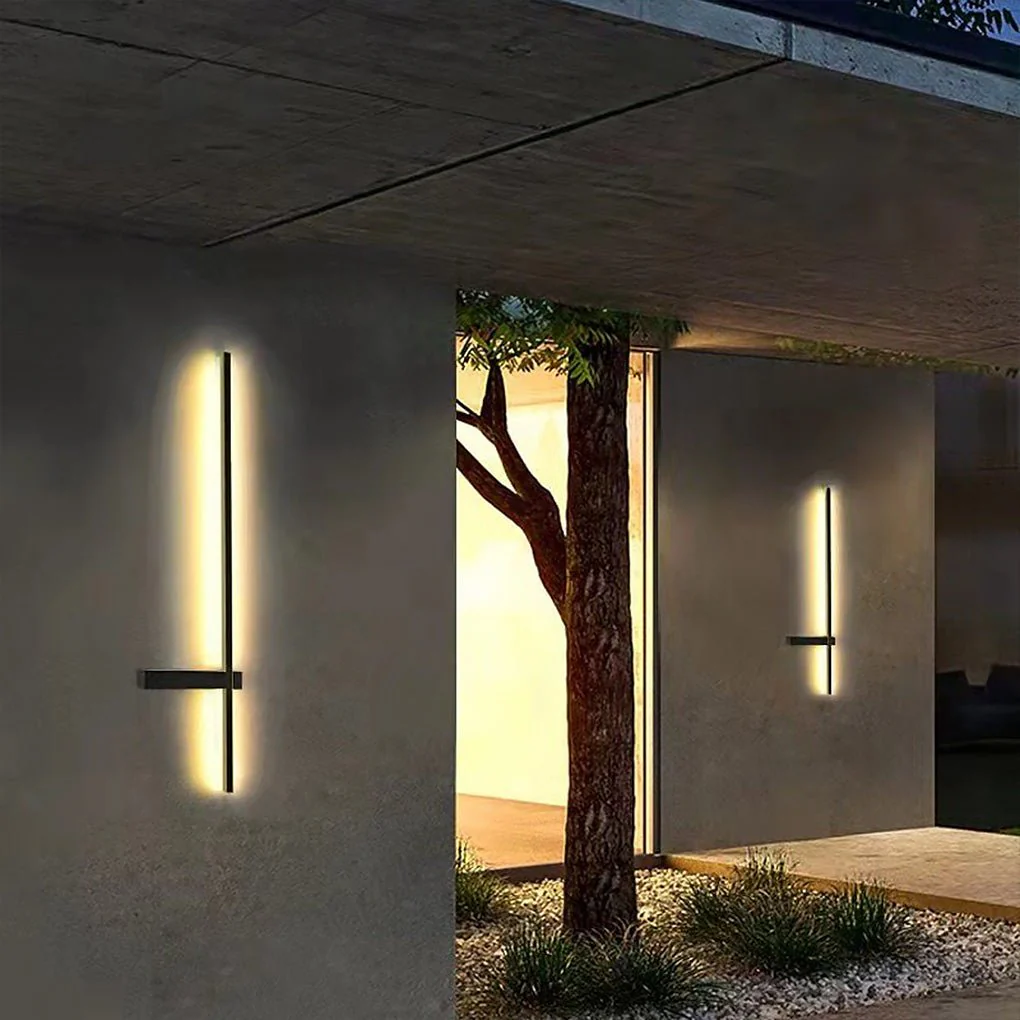 Guye Interlaced Line Modern Outdoor Wall Lights - Image 5