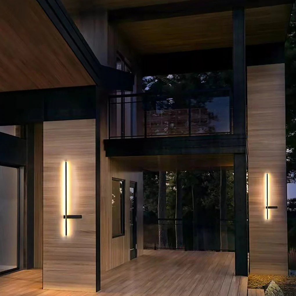 Guye Interlaced Line Modern Outdoor Wall Lights - Image 6