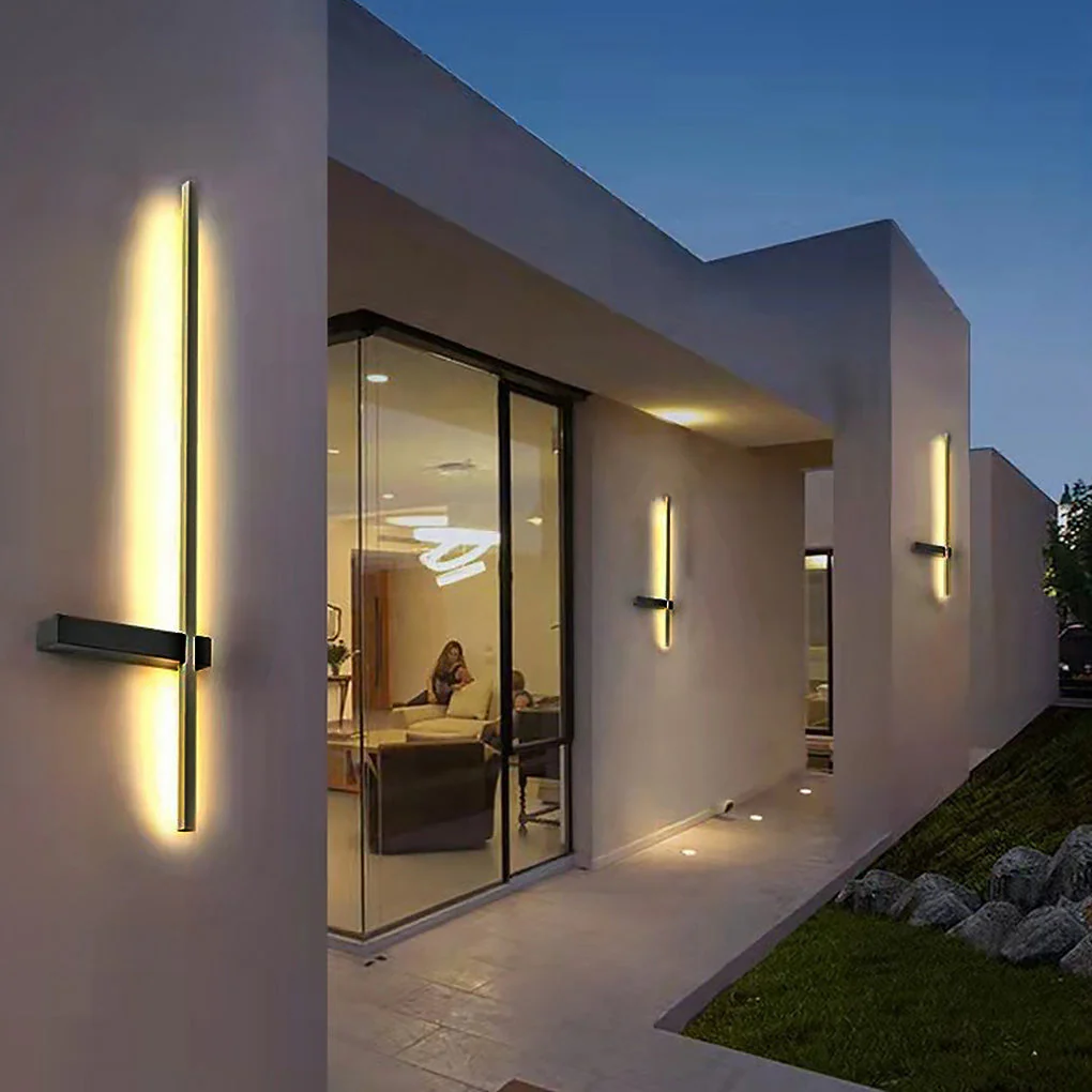 Guye Interlaced Line Modern Outdoor Wall Lights - Image 7