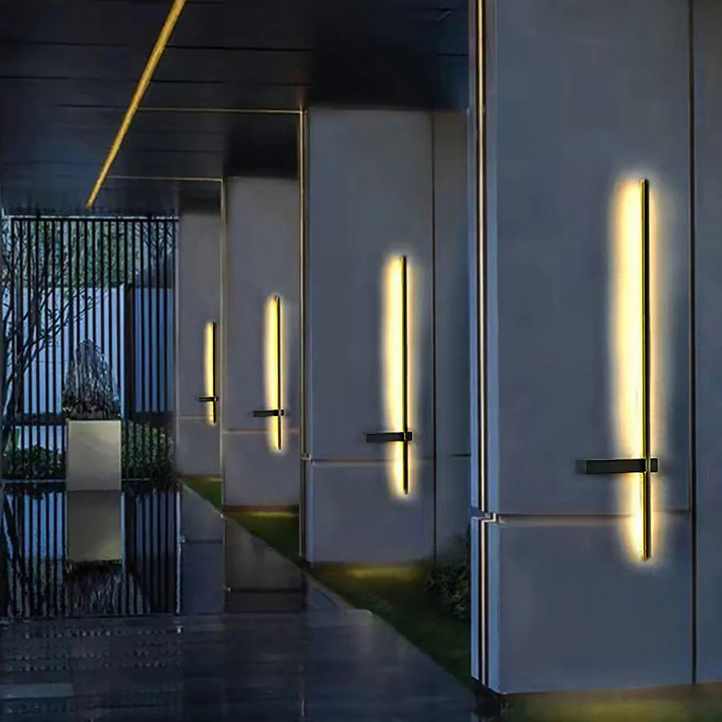 Guye Interlaced Line Modern Outdoor Wall Lights - Image 8