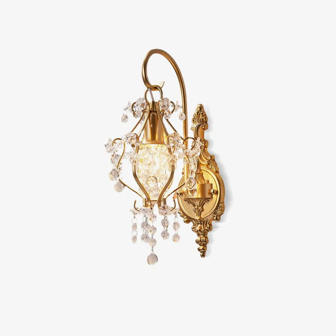 Gwynne Postmodern Luxury Crystal Wall Lamp