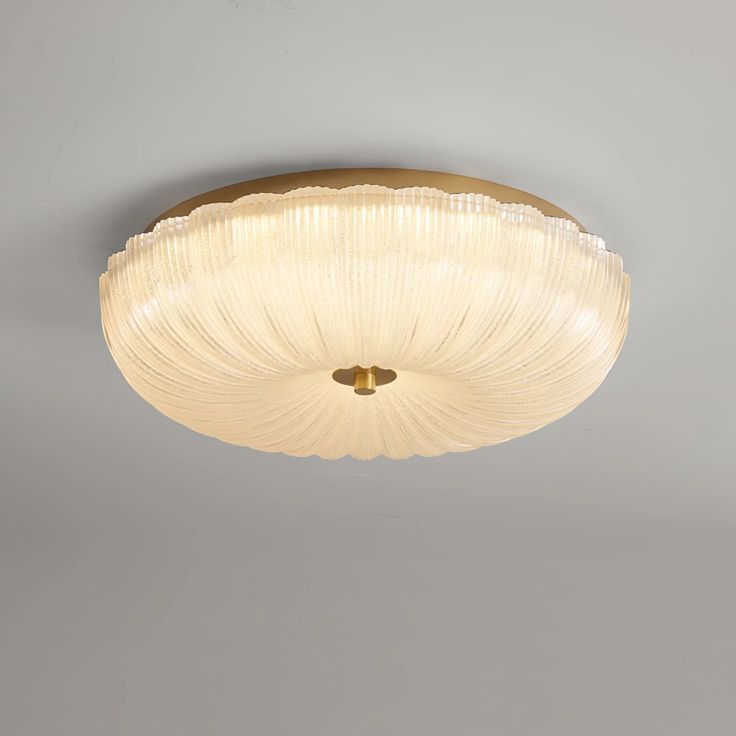 Halo Ceiling Light Ripple Glass - Image 12