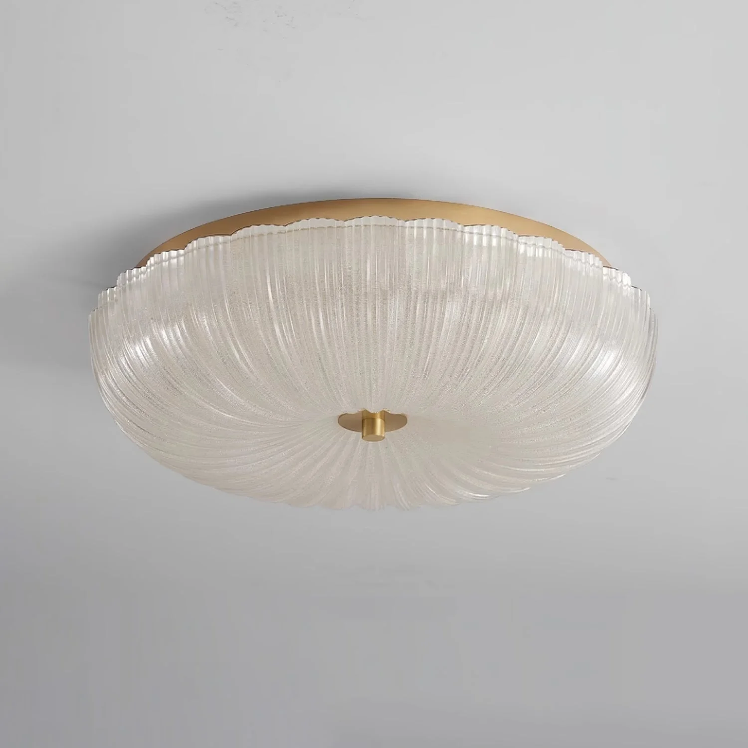 Halo Ceiling Light Ripple Glass - Image 13