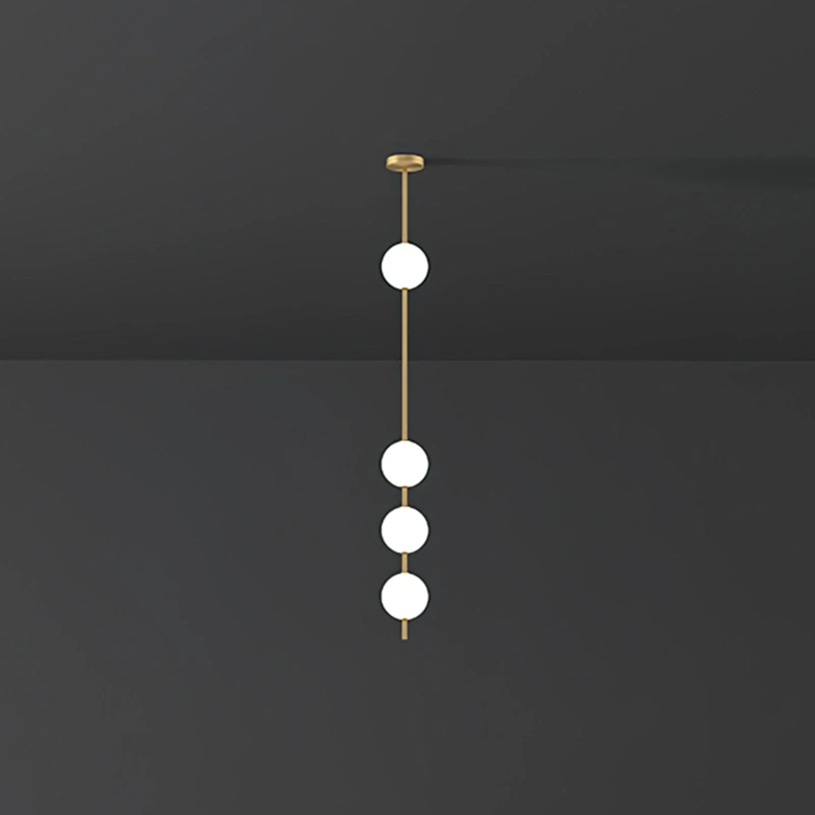 Halo Modern Brass Pendant Lamp - Image 10