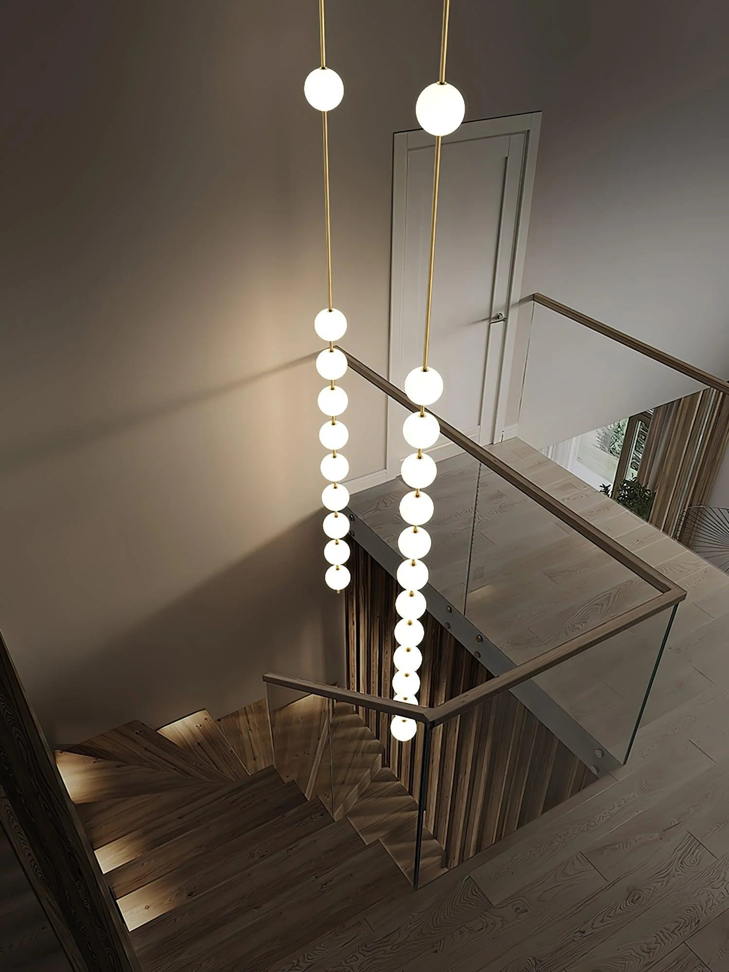 Halo Modern Brass Pendant Lamp - Image 23