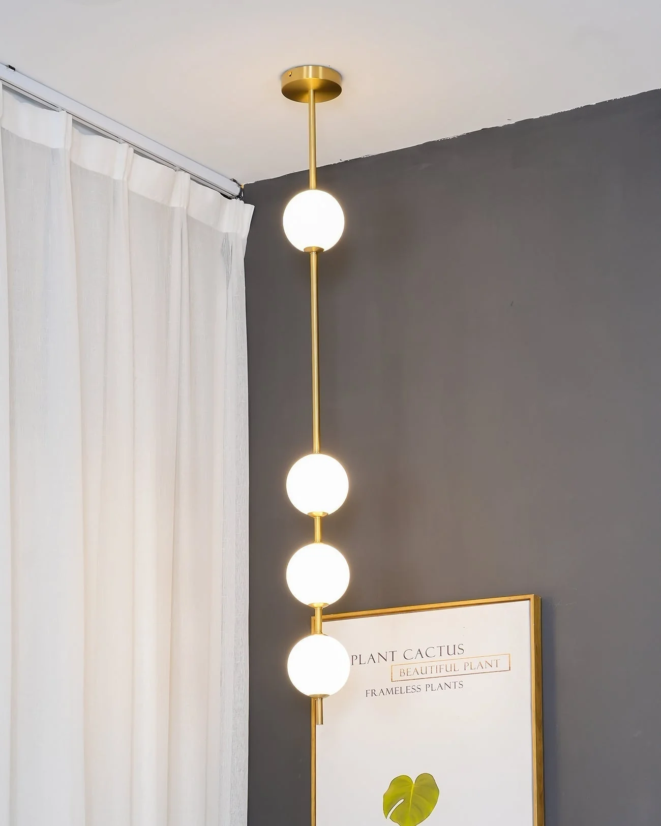 Halo Modern Brass Pendant Lamp - Image 39