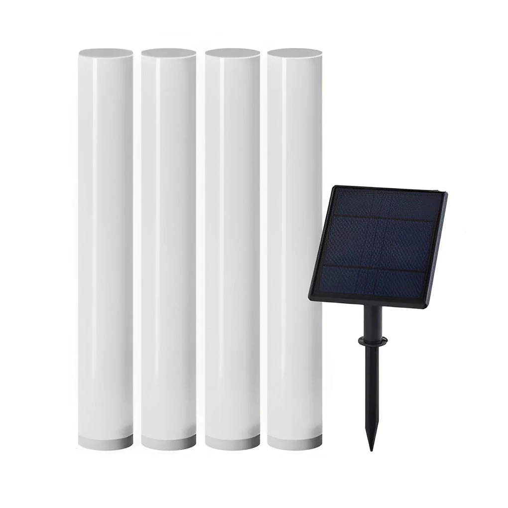 Hana Long Cylindrical Modern ABS Outdoor Lawn Post Lights - Image 5