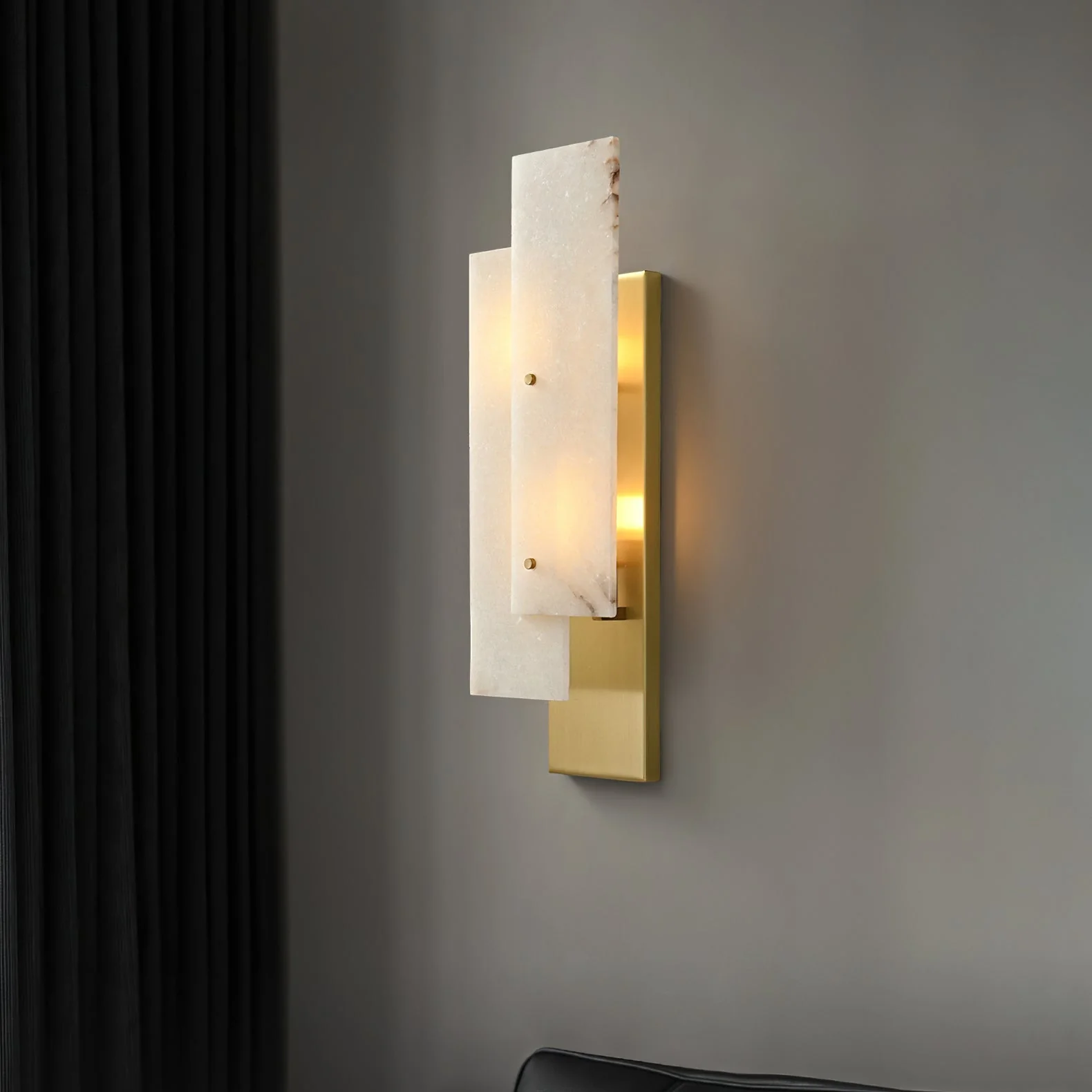 Harman Contemporary Alabaster Wall Light - Image 2