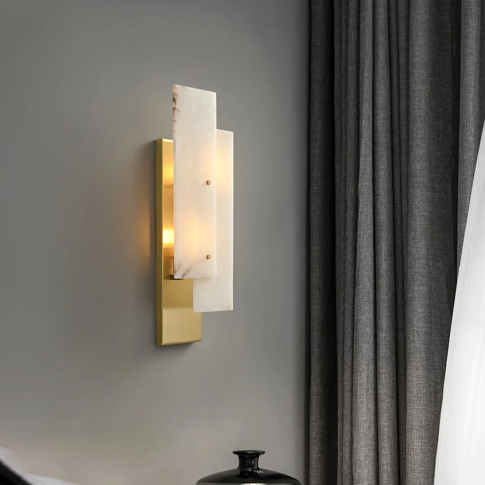 Harman Contemporary Alabaster Wall Light - Image 6