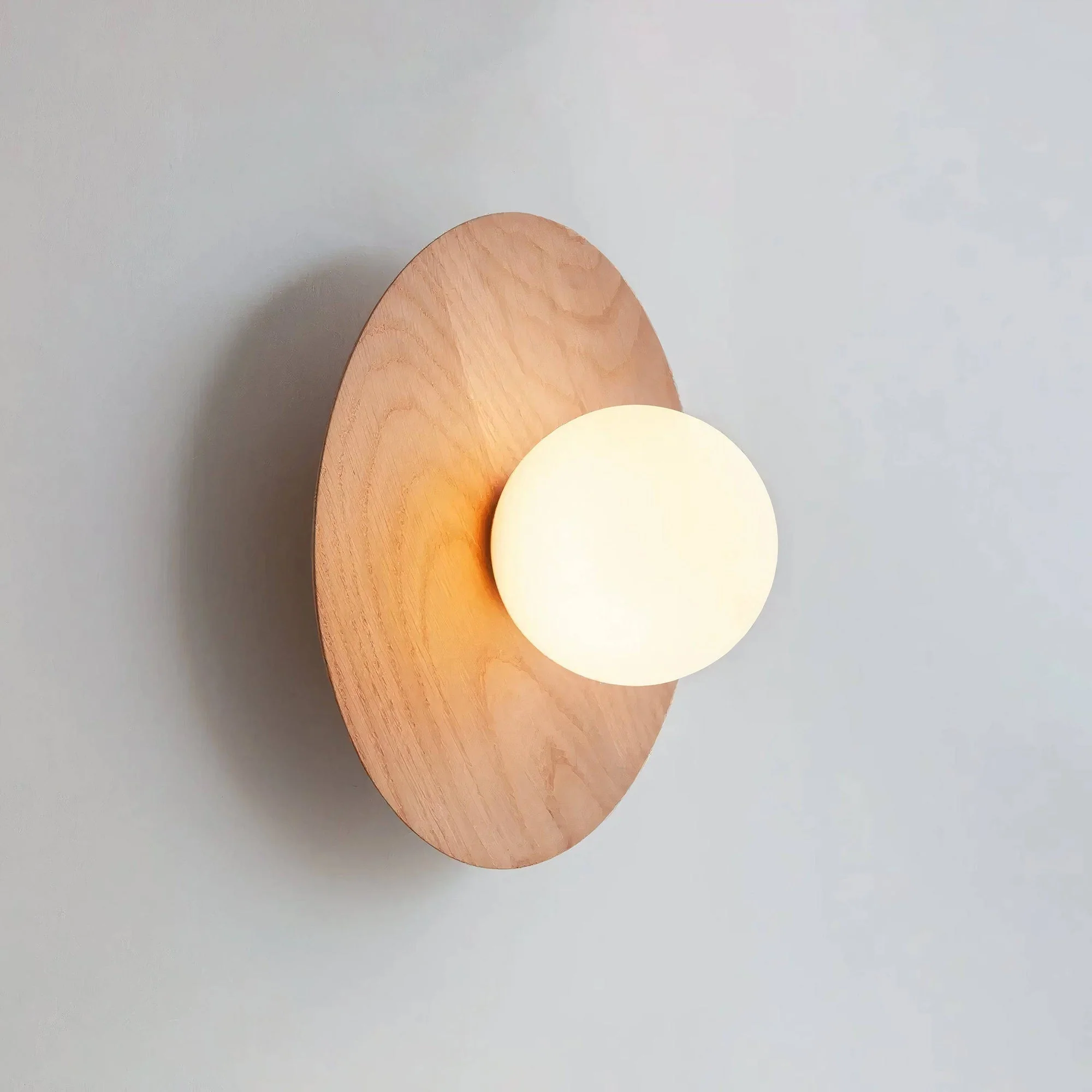Harmonia Farmhouse Walnut Wood Wall Light - Image 11
