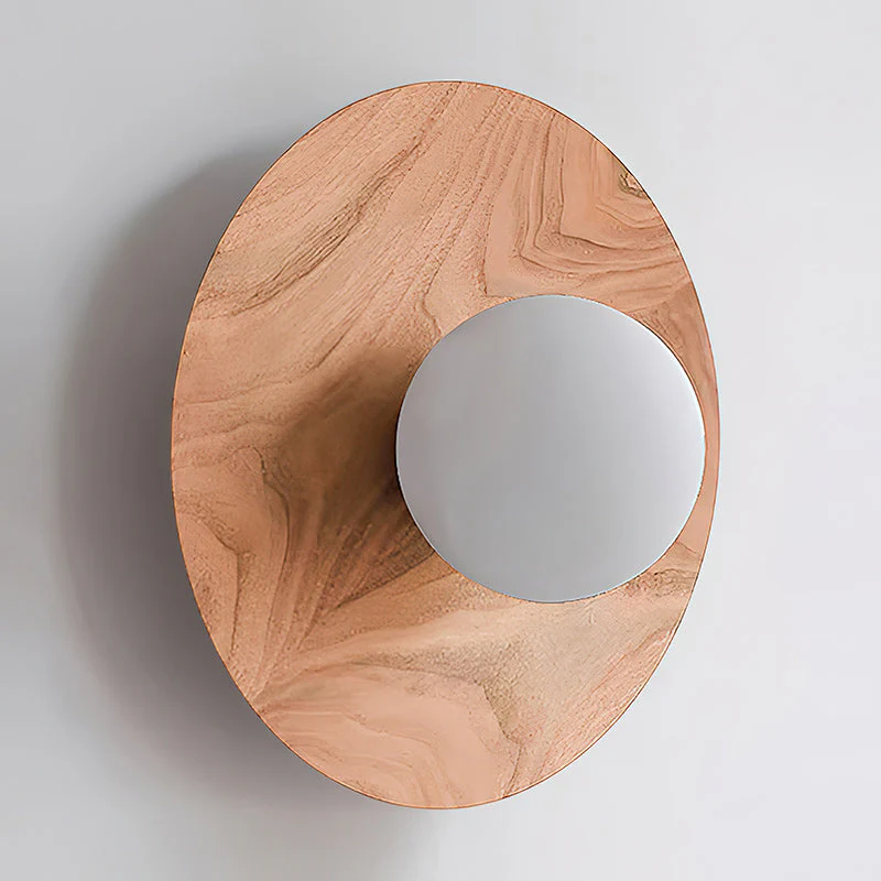 Harmonia Farmhouse Walnut Wood Wall Light - Image 20