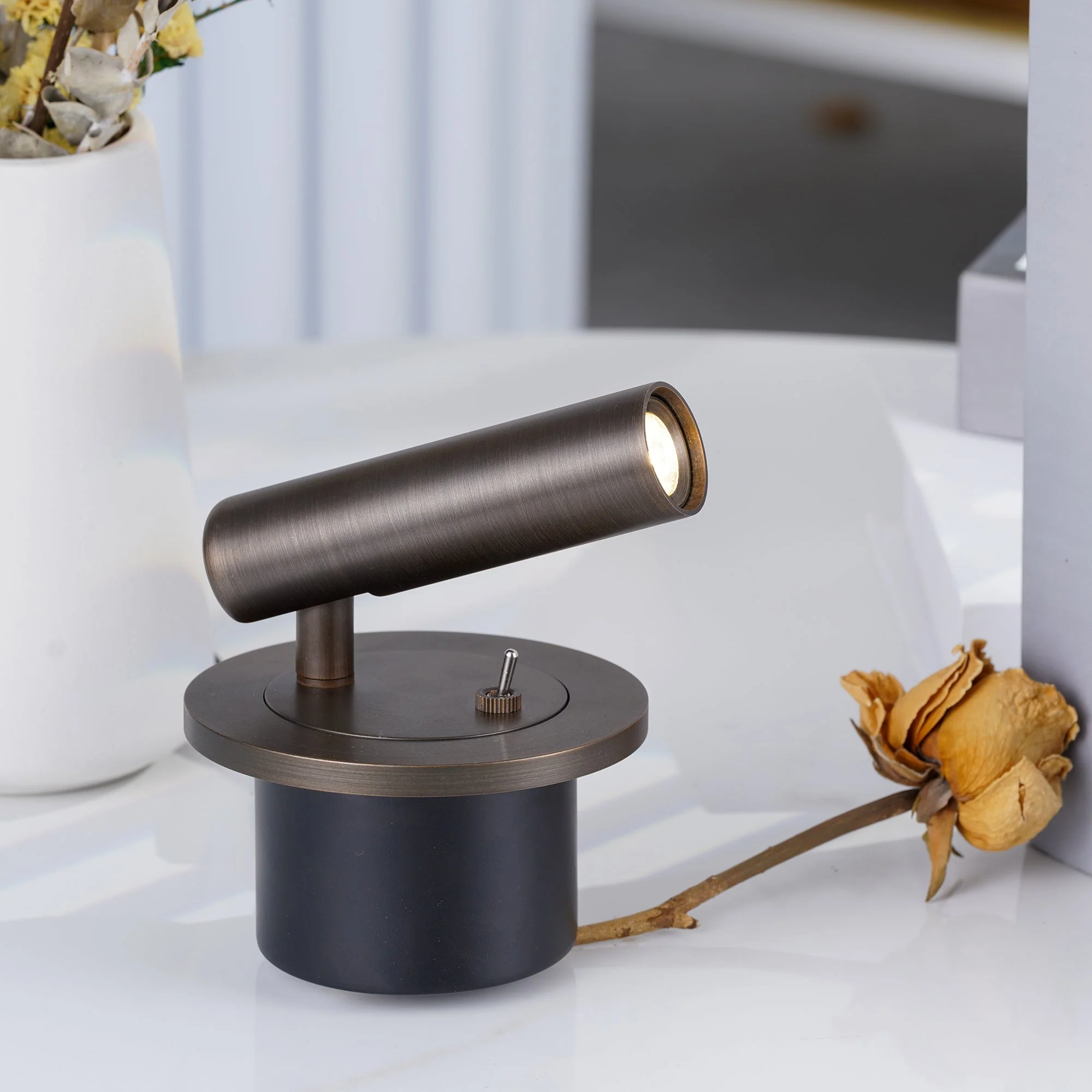 Hayley Modern Minimalist Reading Wall Lamp - Image 2