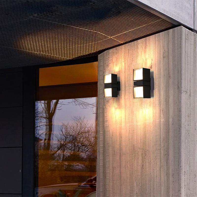 Hazel Adjustable Square Outdoor Wall Lights